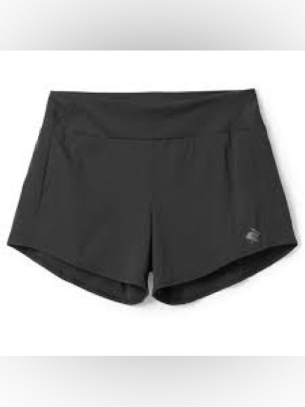 NWT Rabbit Women's Black Tried n’ True Athletic Shorts with Pocket 4” midrise